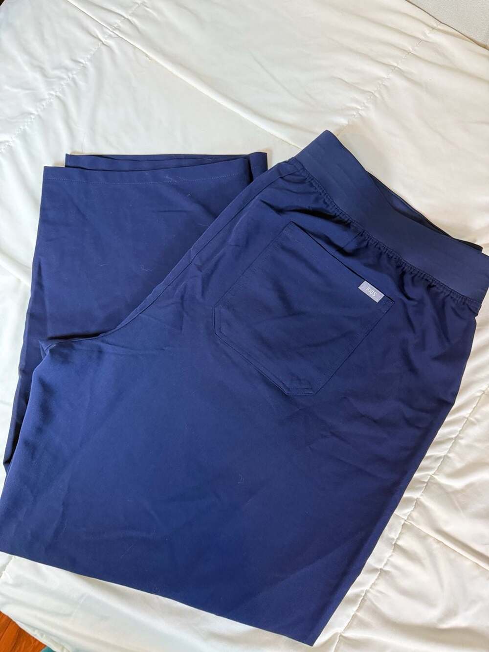 FIGS Technical Collection Livingston High-Waisted Scrub Pants Navy Blue Size 5XL